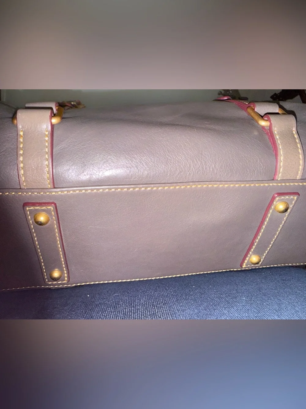 Dooney & Bourke Large Florentine Satchel in Slate
